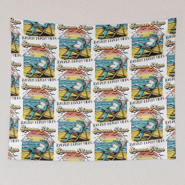 Item preview, Summer Plans: TOADally Beachy Vibes designed and sold by BuchitosCorner.