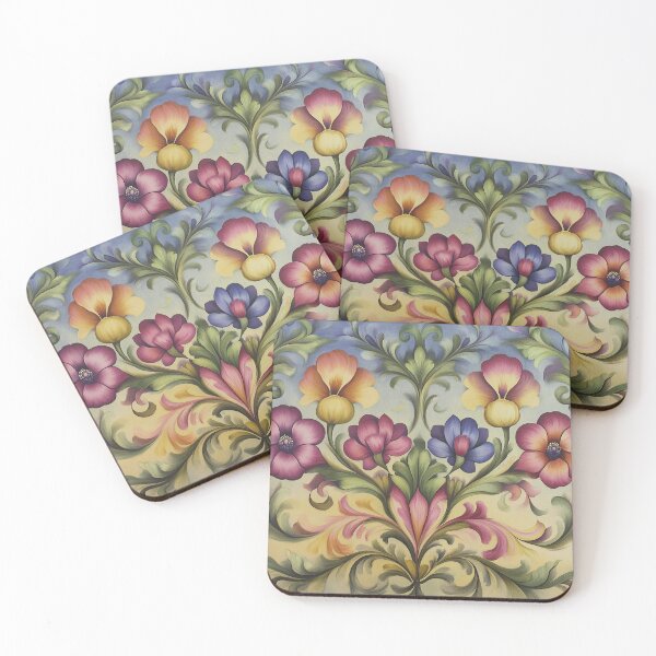 Item preview, Norwegian Rosemaling-Oil On Canvas #49 designed and sold by Gypsykiss.