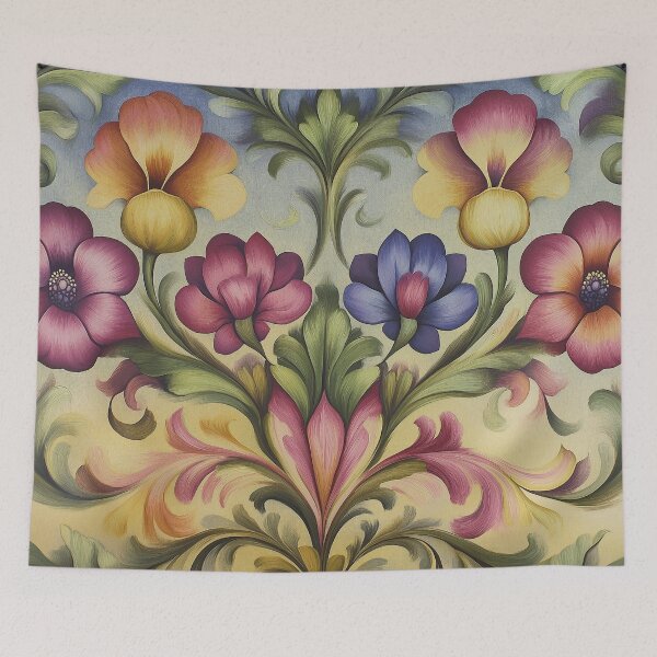 Item preview, Norwegian Rosemaling-Oil On Canvas #49 designed and sold by Gypsykiss.
