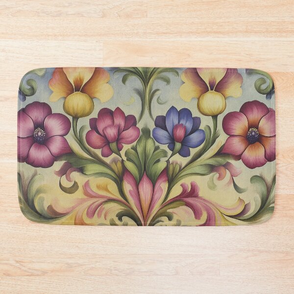 Item preview, Norwegian Rosemaling-Oil On Canvas #49 designed and sold by Gypsykiss.