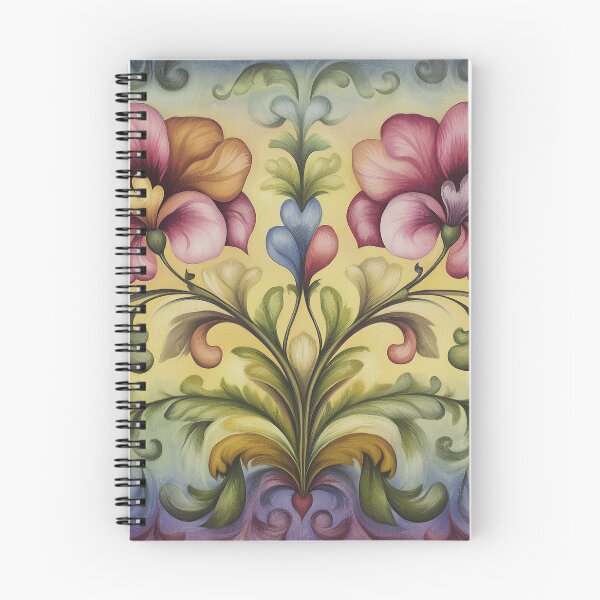 Item preview, Norwegian Rosemaling-Oil On Canvas #50 designed and sold by Gypsykiss.
