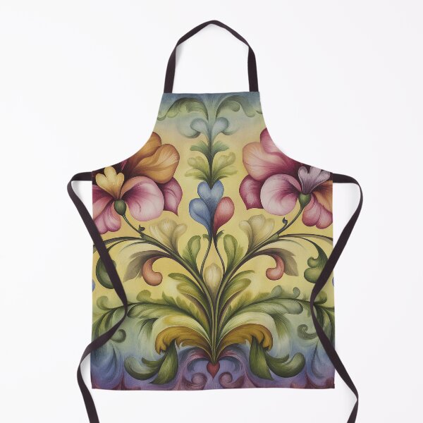 Item preview, Norwegian Rosemaling-Oil On Canvas #50 designed and sold by Gypsykiss.