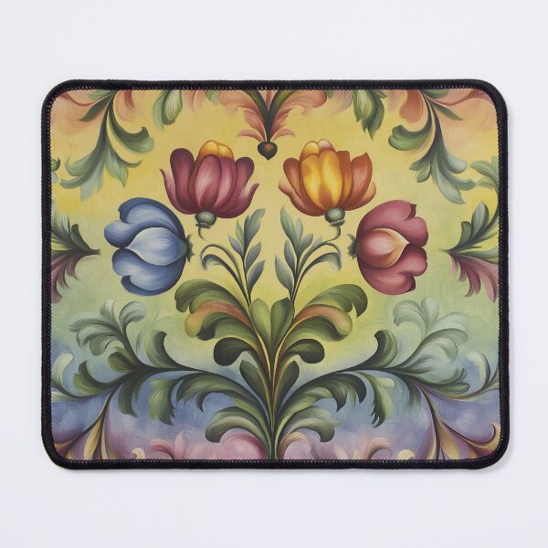 Item preview, Norwegian Rosemaling-Oil On Canvas #51 designed and sold by Gypsykiss.