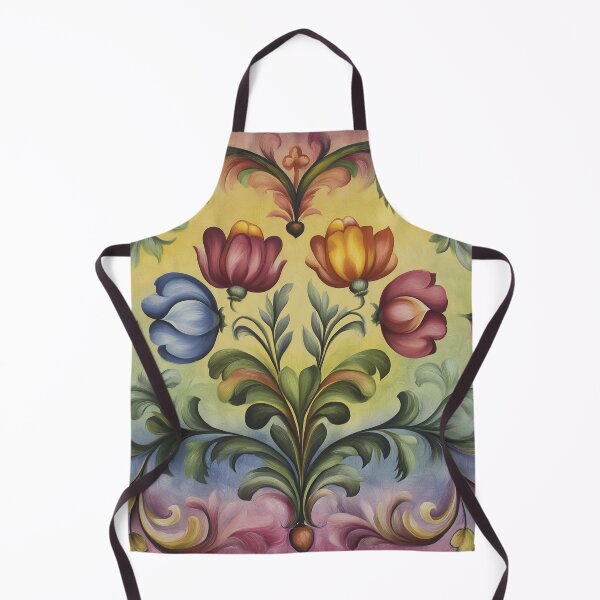 Item preview, Norwegian Rosemaling-Oil On Canvas #51 designed and sold by Gypsykiss.