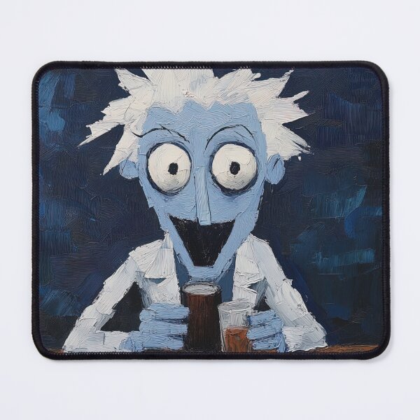 Item preview, Mad scientist | Post-impressionist painting style designed and sold by ComicsFactory.