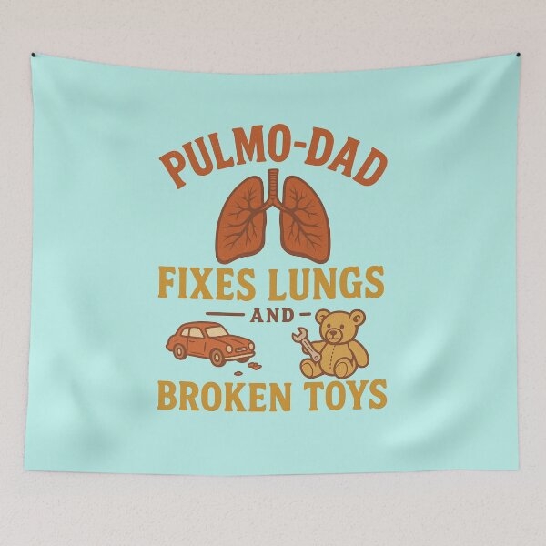 Item preview, dad pulmonologist fixes lungs and broken toys designed and sold by Meandmyshop.