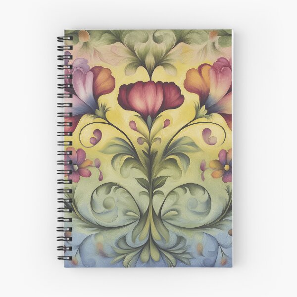 Artikelvorschau, Norwegisches Rosemaling-Öl auf Leinwand #52 entworfen und verkauft von Gypsykiss.
