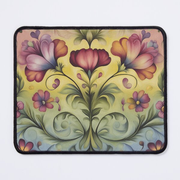 Item preview, Norwegian Rosemaling-Oil On Canvas #52 designed and sold by Gypsykiss.