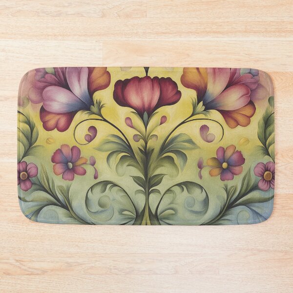 Item preview, Norwegian Rosemaling-Oil On Canvas #52 designed and sold by Gypsykiss.