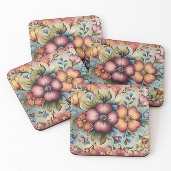 Item preview, Norwegian Rosemaling-Oil On Canvas #53 designed and sold by Gypsykiss.