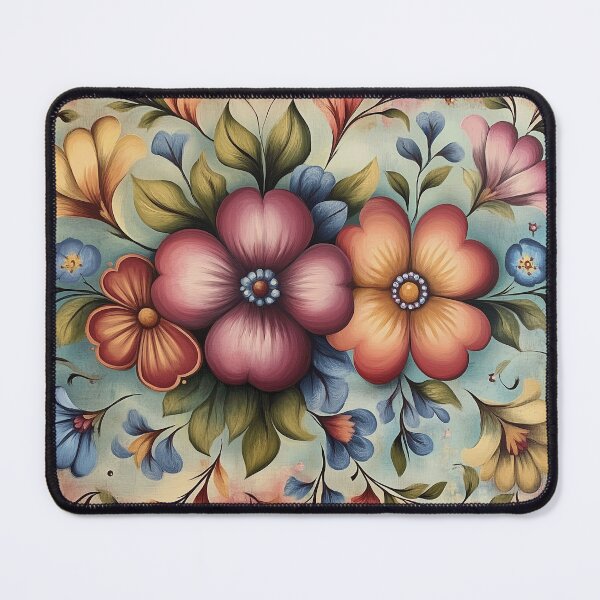 Artikelvorschau, Norwegisches Rosemaling-Öl auf Leinwand #53 entworfen und verkauft von Gypsykiss.