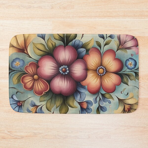 Item preview, Norwegian Rosemaling-Oil On Canvas #53 designed and sold by Gypsykiss.