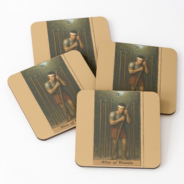 Item preview, Tarot: Nine of Wands designed and sold by skoolsarecool.