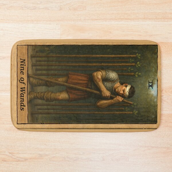 Item preview, Tarot: Nine of Wands designed and sold by skoolsarecool.