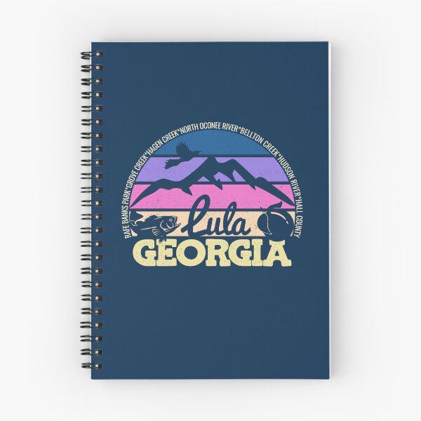 Item preview, Lula Georgia Sunset Retro Vintage Local Pride Logo designed and sold by CRHPOD20.