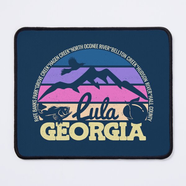 Item preview, Lula Georgia Sunset Retro Vintage Local Pride Logo designed and sold by CRHPOD20.