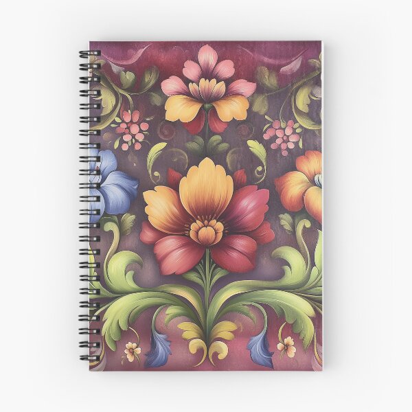 Item preview, Norwegian Rosemaling-Oil On Canvas #54 designed and sold by Gypsykiss.