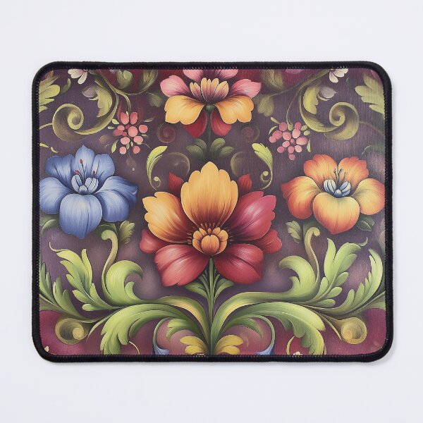 Item preview, Norwegian Rosemaling-Oil On Canvas #54 designed and sold by Gypsykiss.