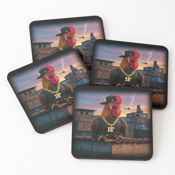 Item preview, Favela Rooster – Urban Swagger on the Rooftop designed and sold by toticavalcanti.
