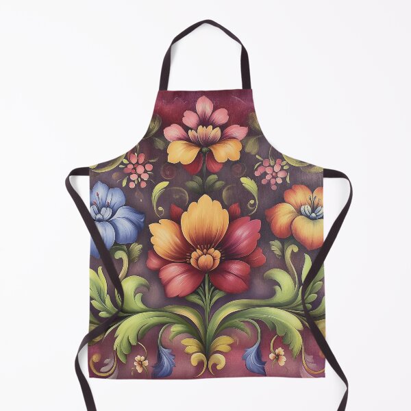 Item preview, Norwegian Rosemaling-Oil On Canvas #54 designed and sold by Gypsykiss.