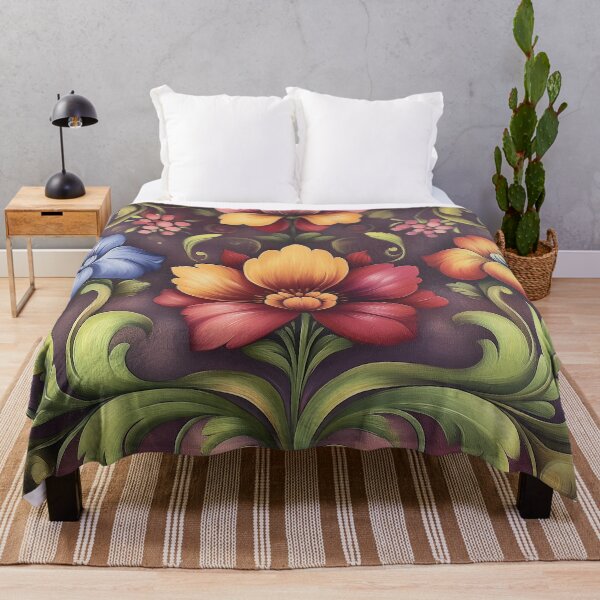 Item preview, Norwegian Rosemaling-Oil On Canvas #54 designed and sold by Gypsykiss.