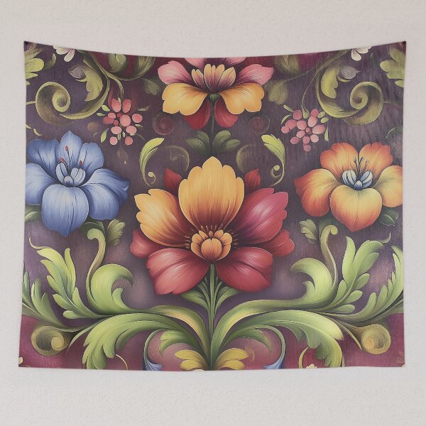 Item preview, Norwegian Rosemaling-Oil On Canvas #54 designed and sold by Gypsykiss.