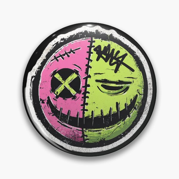Item preview, Zipped Eye & Stitched Face | Fluorescent Punk Mutant | Couture Frenzy designed and sold by ZUCKMYART.