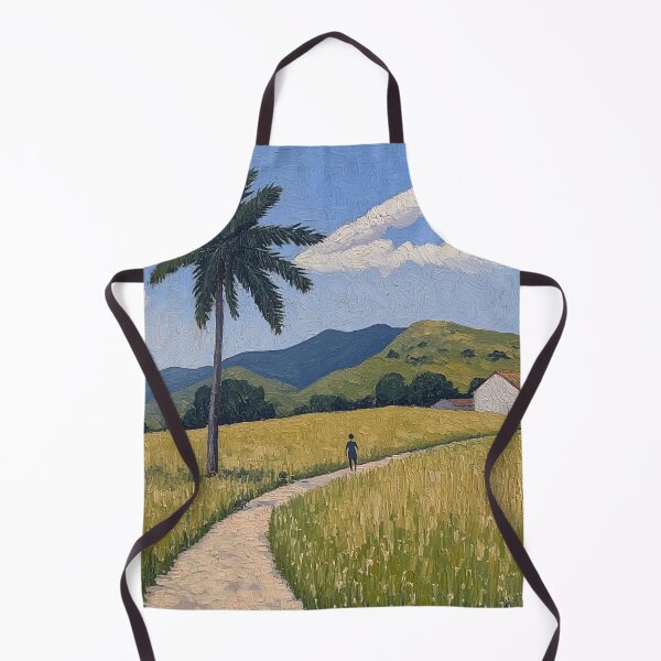 Item preview, Madagascar landscape | Post-impressionist painting style designed and sold by ComicsFactory.