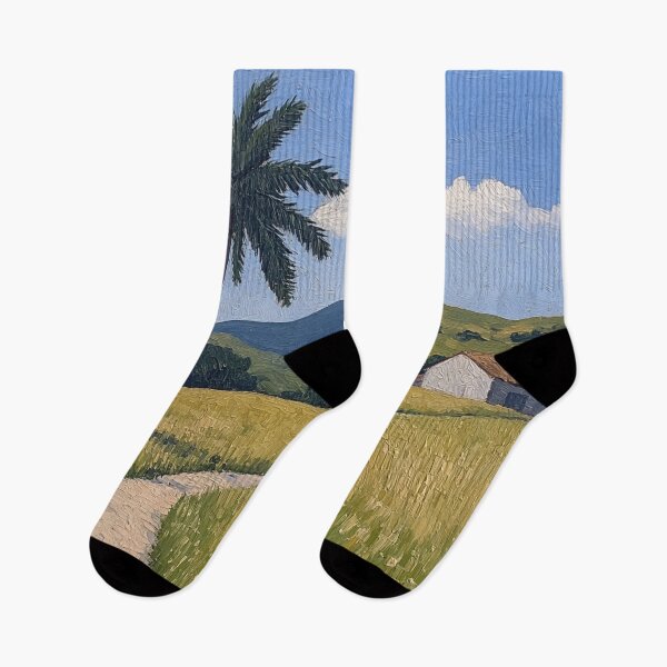 Item preview, Madagascar landscape | Post-impressionist painting style designed and sold by ComicsFactory.