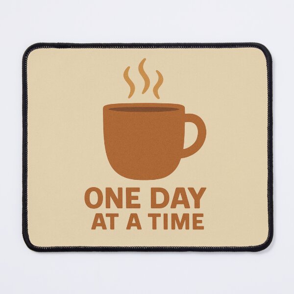 Item preview, One Day at a Time - cup of coffee designed and sold by QWTees.