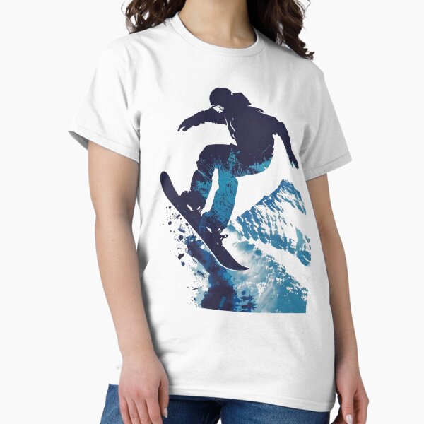 Item preview, Snowboard Jump – Dynamic Winter Sports Silhouette designed and sold by JenniferCreaArte .