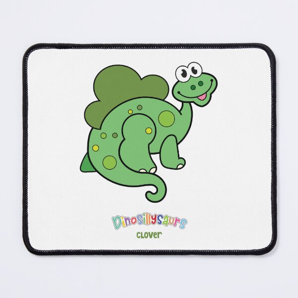 Item preview, Dinosillysaurs – Clover the Lucky Green Dino Tee designed and sold by Spaabus.