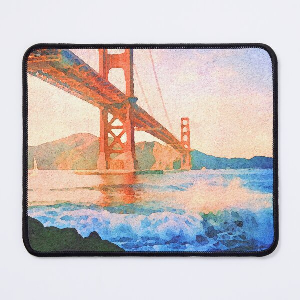 Item preview, Golden Gate at Golden Hour designed and sold by pinkdrinksoul.