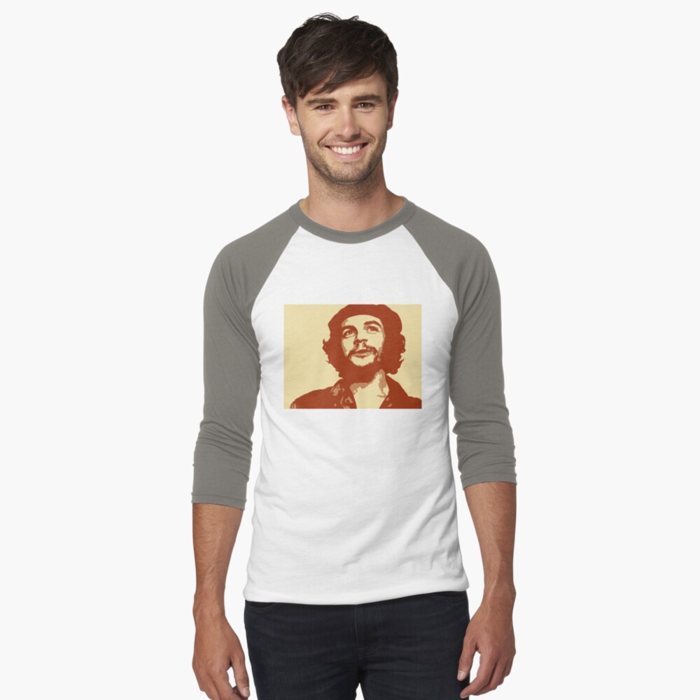 Ernesto Che Guevara smile Long Sleeve T Shirt by Sofia Youshi