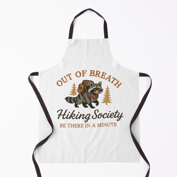 Item preview, Out of Breath Hiking Society, Hiking Humor, Trail Adventure, Mountain Hiking, Outdoor Enthusiast Gift, Mountain Trail Humor, Raccoon Trash Panda designed and sold by Orvista.