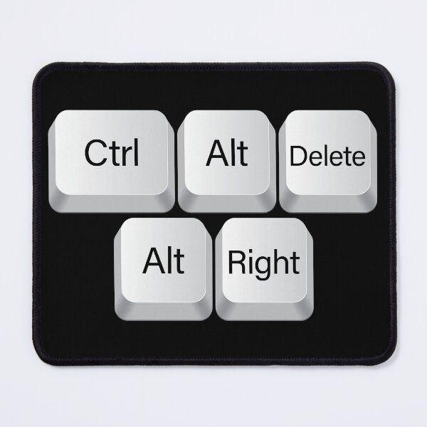 Item preview, Ctrl Alt Delete Alt-Right designed and sold by Winner Chicken Dinner Designs.