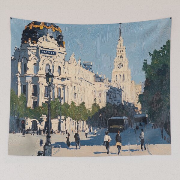 Item preview, Madrid | Post-impressionist painting style designed and sold by ComicsFactory.