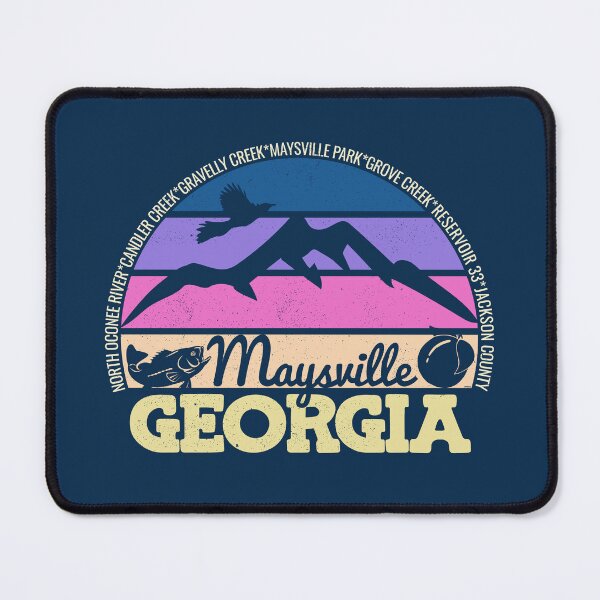 Item preview, Maysville Georgia Sunset Retro Vintage Local Pride Logo designed and sold by CRHPOD20.