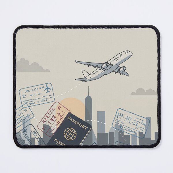 Item preview, Catch Flights, Not Feelings Travel T-shirt Design designed and sold by Collision19.