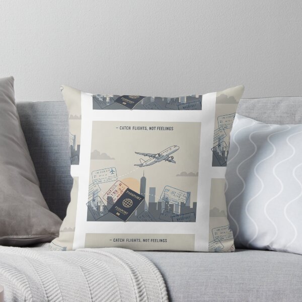 Artikel-Vorschau von Catch Flights, Not Feelings Reise-T-Shirt-Design, designt und verkauft von Collision19.