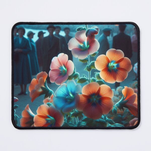Item preview, Balchik Flower City at Night – 60s Realistic AI Art for Clothing, Accessories & Lovers of Vintage Urban Nature designed and sold by knalpot-design.