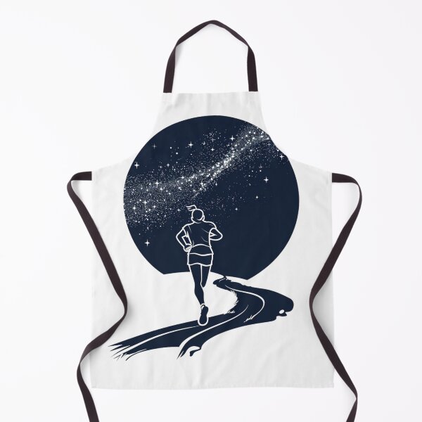 Item preview, Starlit Runner – Night Sky Jogging Art designed and sold by JenniferCreaArte .