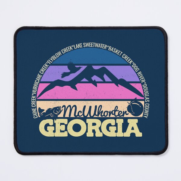 Item preview, McWhorter Georgia Sunset Retro Vintage Local Pride Logo designed and sold by CRHPOD20.
