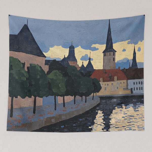Item preview, Magdeburg | Post-impressionist painting style designed and sold by ComicsFactory.