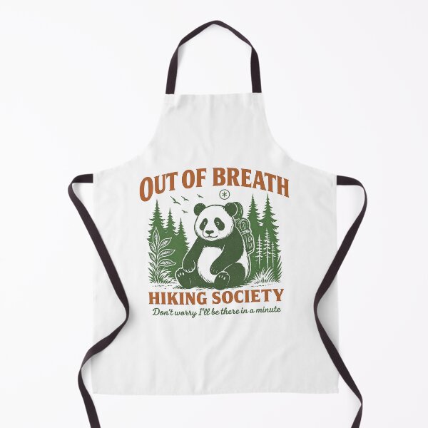 Item preview, Out of Breath Hiking Society, Hiking Humor, Trail Adventure, Mountain Hiking, Panda Lover Outdoor Enthusiast Gift, Mountain Trail Humor, designed and sold by Orvista.