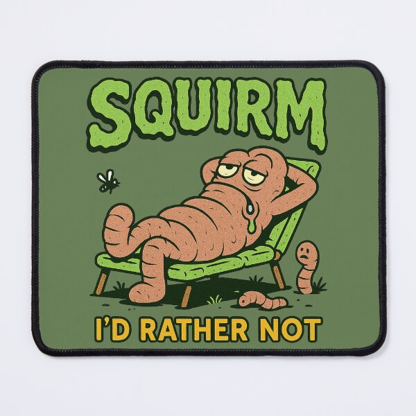 Item preview, Reluctant Squirm Lounging designed and sold by zzz888.