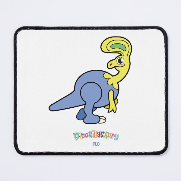 Item preview, Dinosillysaurs – Flo the Fancy-Crested Dino Tee designed and sold by Spaabus.