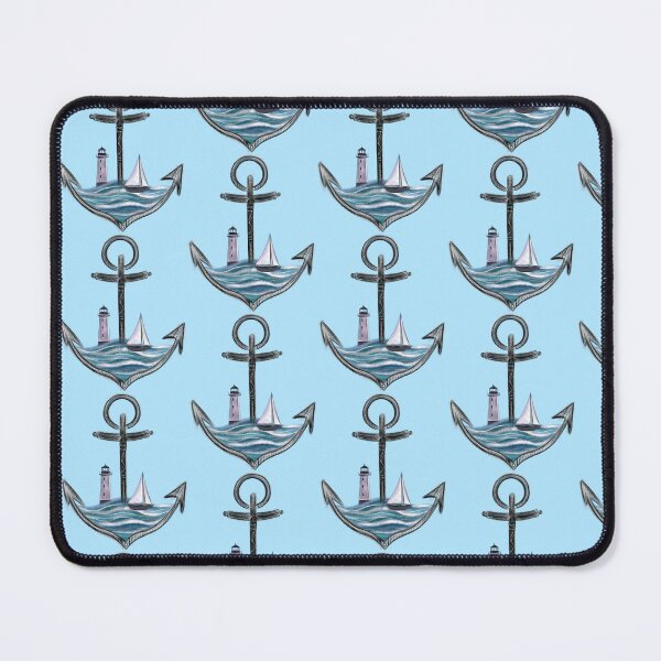 Item preview, Anchor & Lighthouse (Version 1) designed and sold by Scarlet Swan.