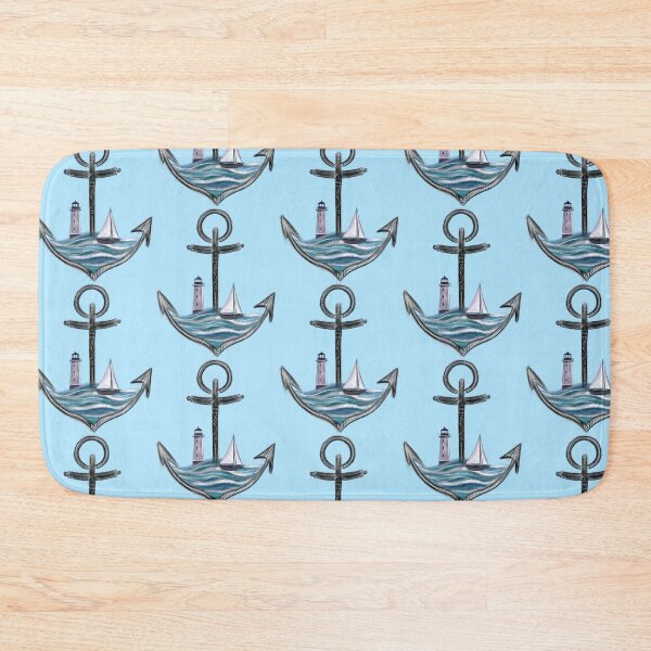 Item preview, Anchor & Lighthouse (Version 1) designed and sold by Scarlet Swan.