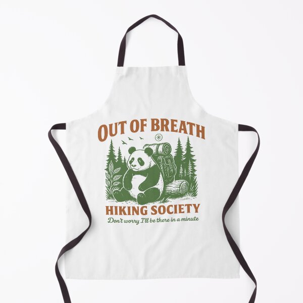 Item preview, Out of Breath Hiking Society, Hiking Humor, Trail Adventure, Mountain Hiking, Panda Lover, Outdoor Enthusiast Gift, Mountain Trail Humor, designed and sold by Orvista.